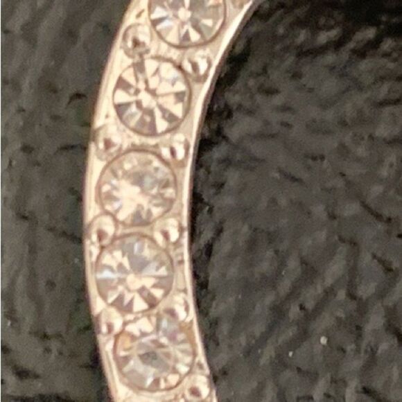 Open Heart Pendant Necklace with Swarovski Crystals - Friend Birthday Gift NEW - Picture 4 of 7